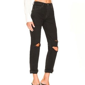 We the Free Bren Boyfriend Jean in Black Magic